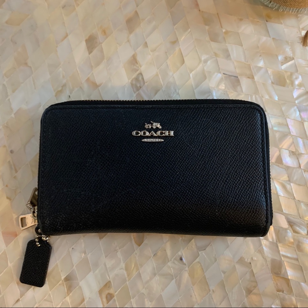 Coach Double Zip Wallet